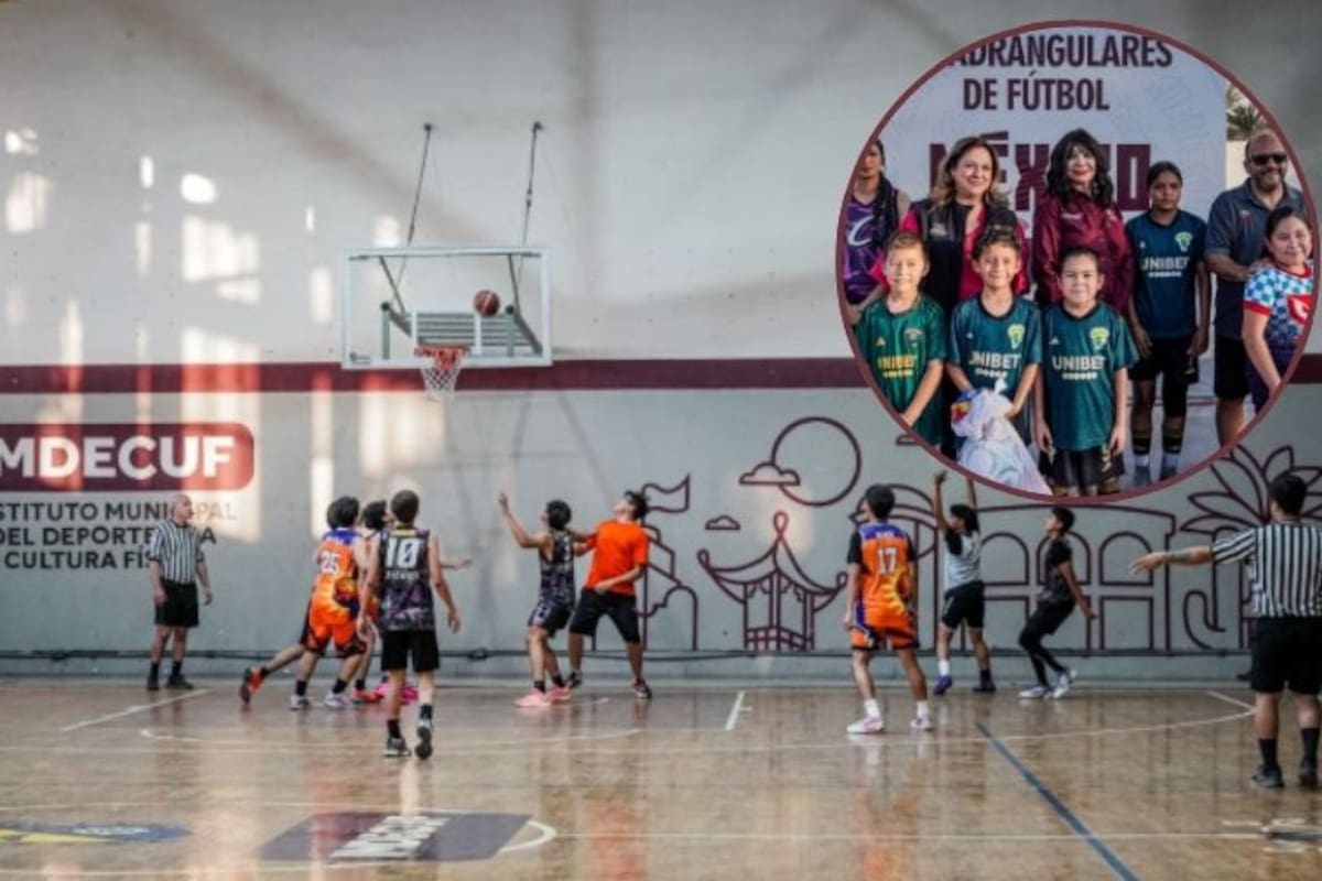 Modernizan la Unidad Deportiva CREA en Mexicali con nuevas instalaciones deportivas