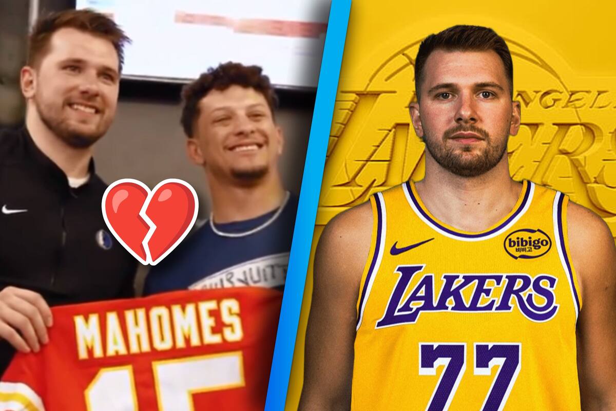 Patrick Mahomes confiesa que le dolió el corazón por el cambio de Luka Doncic a los Lakers