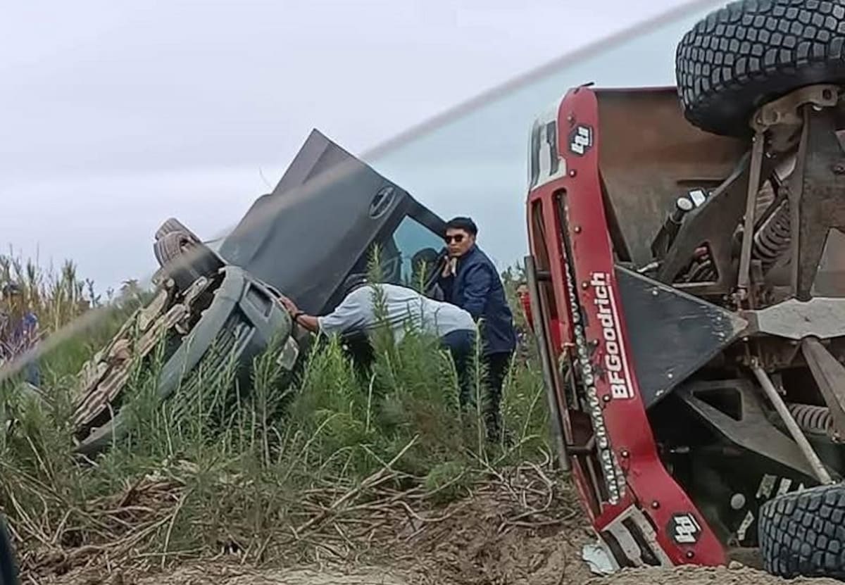 El accidente se registró la tarde del lunes.