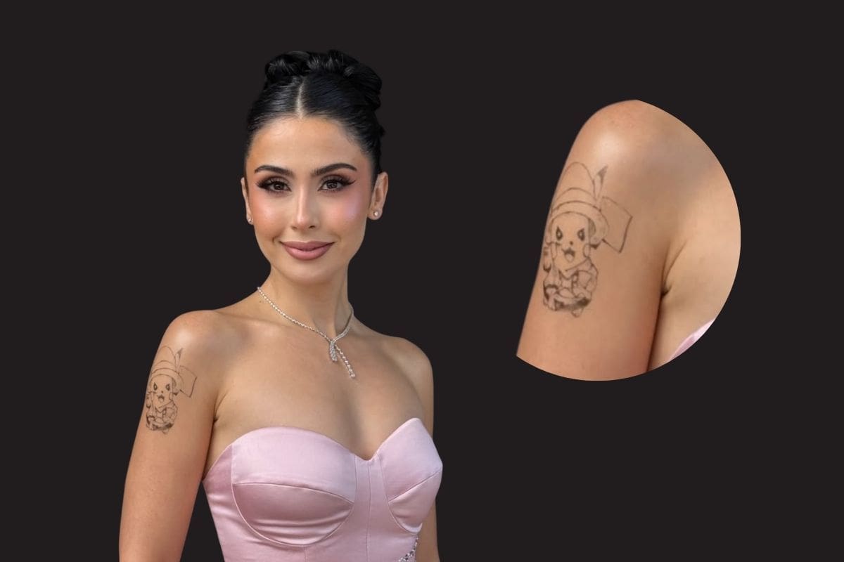 Lupita Villalobos aparece con enorme tatuaje de Pikachu y redes dudan: ¿es real?