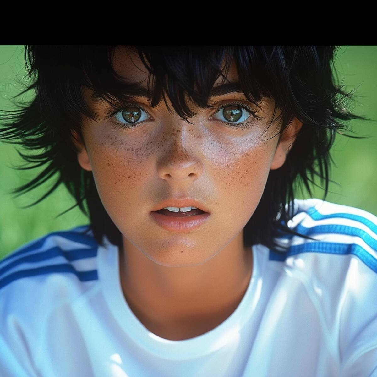 Oliver Atom de Super Campeones en la vida real según la Inteligencia Artificial