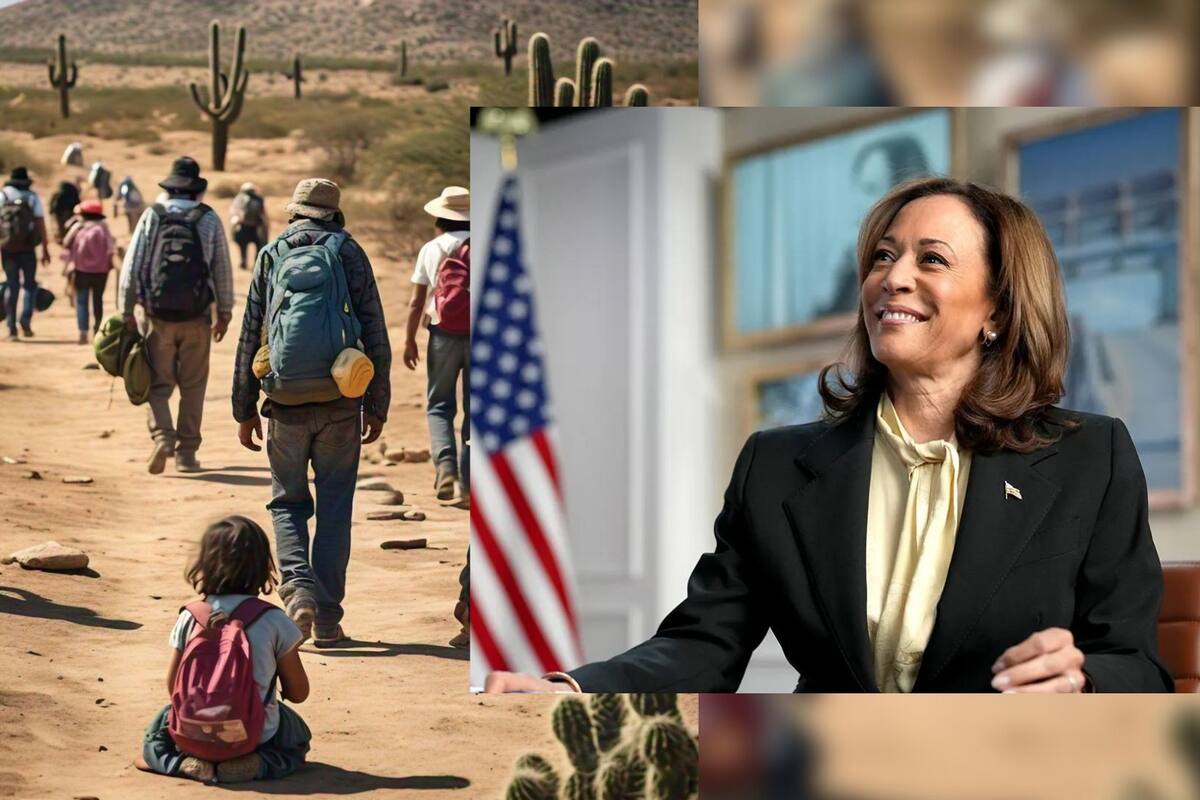 Kamala Harris promete reformar el sistema de migración de EU y proteger la frontera con México