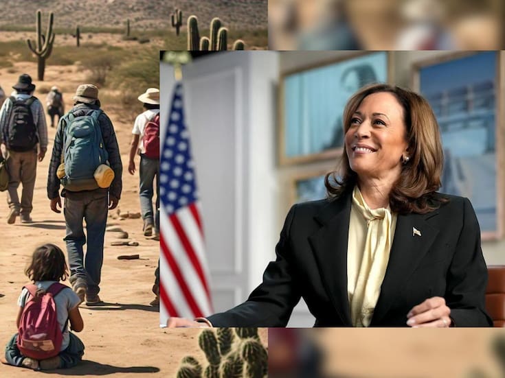 Kamala Harris promete reformar el sistema de migración de EU y proteger la frontera con México