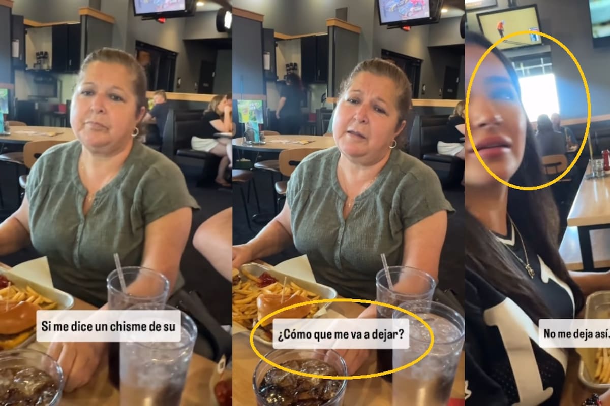 “Mi hija te va a dejar”: joven convence a su suegra de contarle un chisme a cambio de invitarle la comida