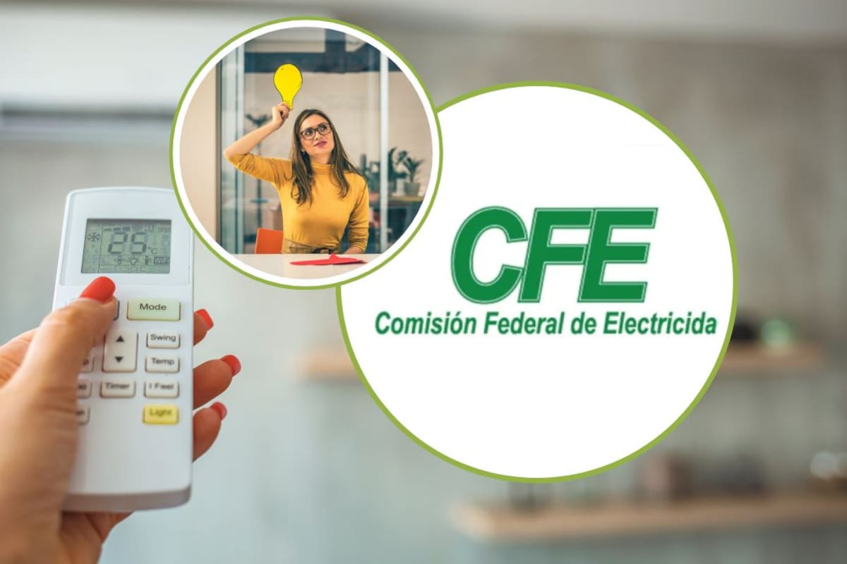 CFE recomienda usar el aire acondicionado a 25 °C: cada grado menos eleva entre 4% y 6% el consumo