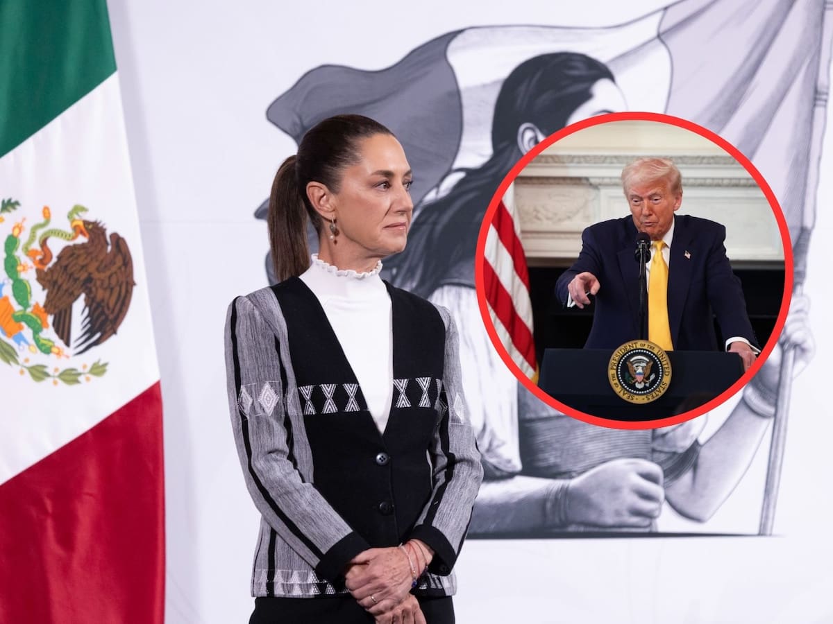 Sheinbaum pide tomar “con cabeza fría” declaraciones de Trump sobre imposición de aranceles. | Crédito: Presidencia/EFE