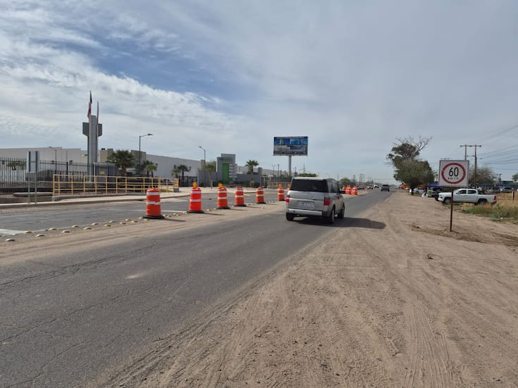 Implementa Tránsito operativos preventivos en la carretera Hermosillo–Bahía de Kino por trabajos de modernización