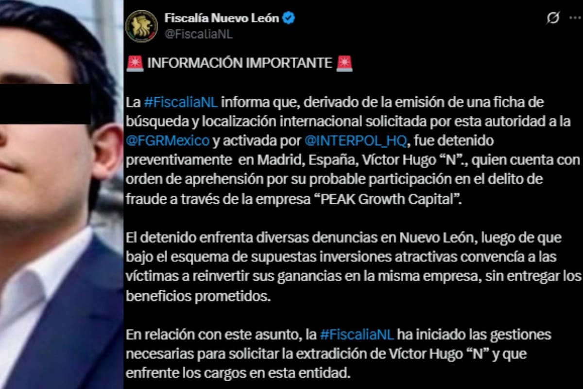 Detienen en España a directivo acusado de fraudes millonarios en Nuevo León; será extraditado