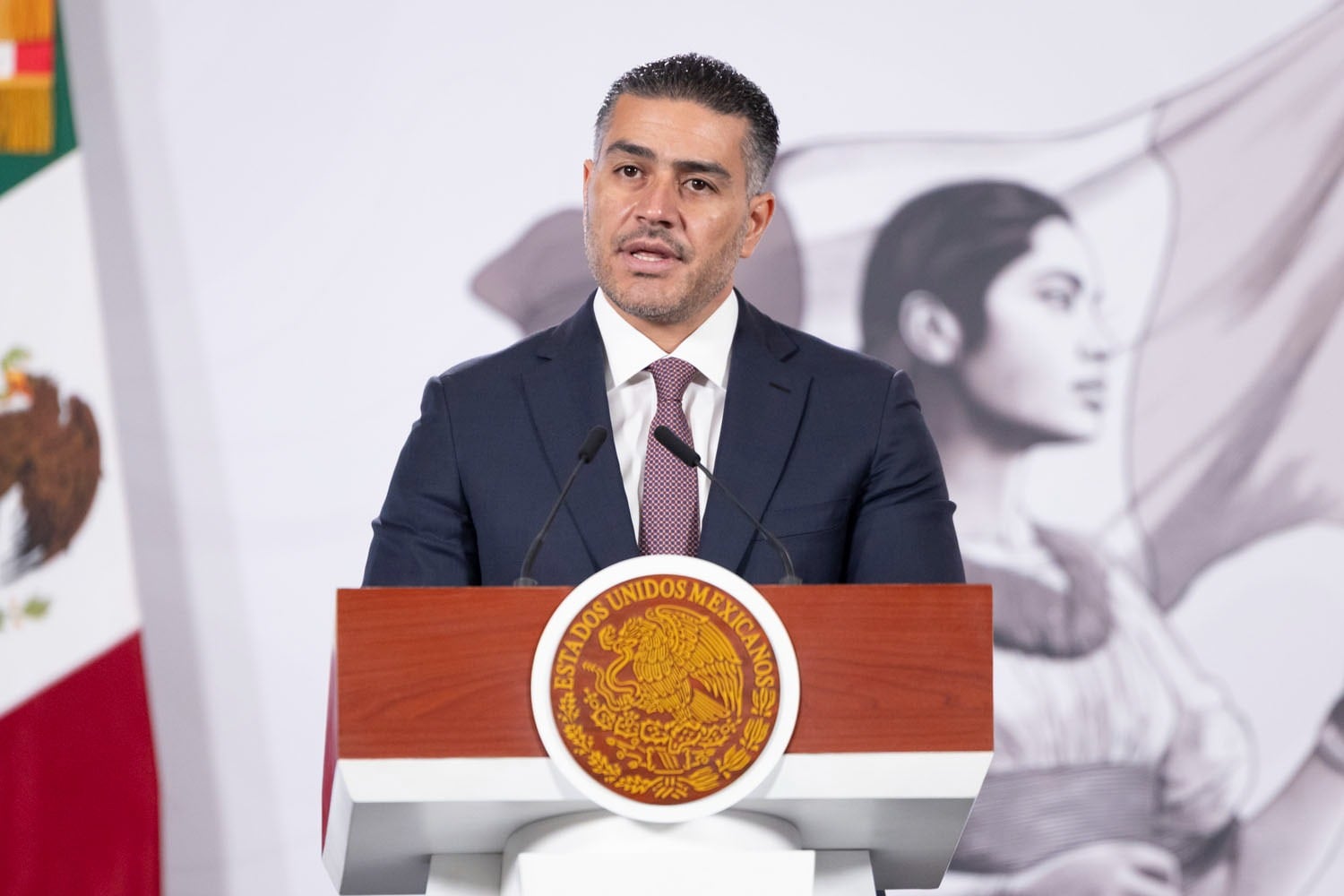 Omar García Harfuch, titular de la SSPC, en una fotografía de archivo. | Crédito: Presidencia