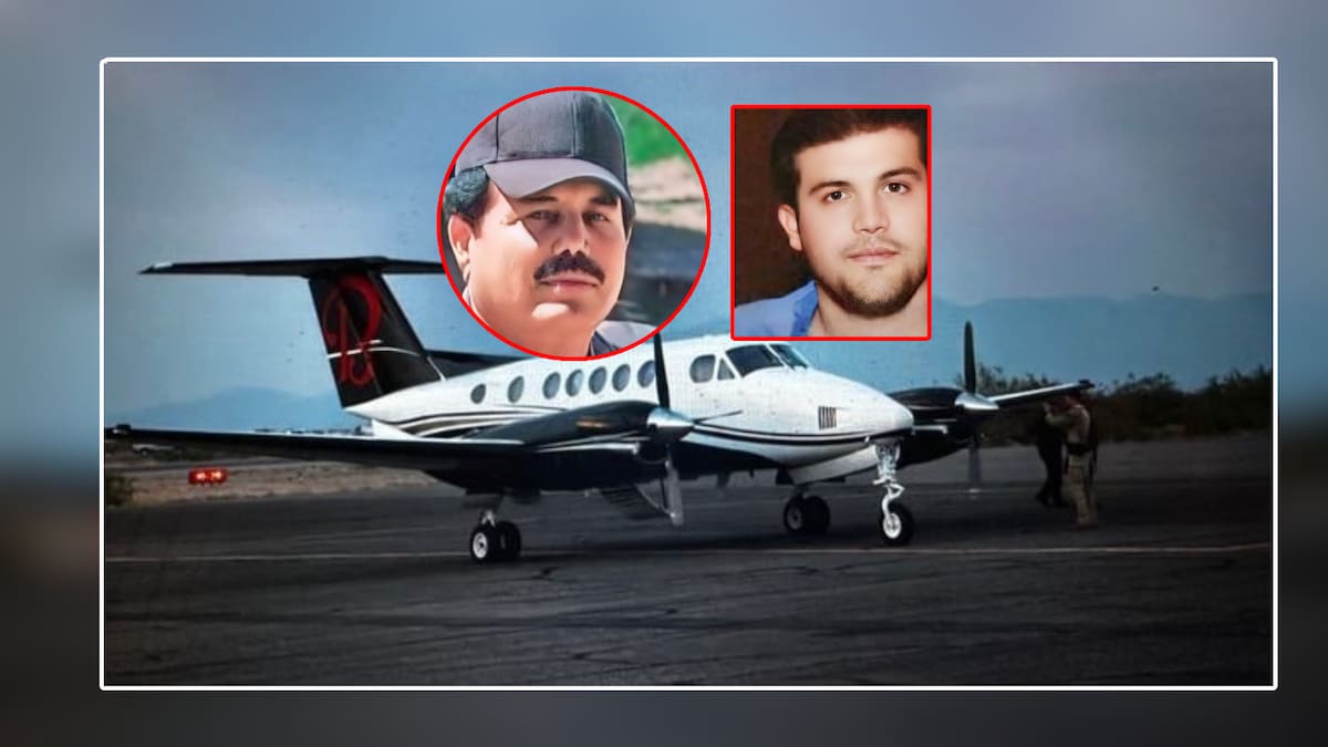 La avioneta donde El Mayo Zambada y Joaquín Guzmán López fueron detenidos. | Especial