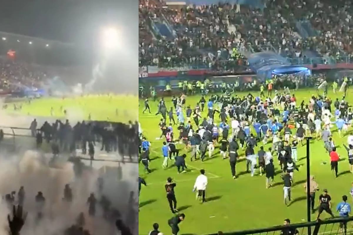 VIDEOS: Más de 100 personas muertas en una pelea campal de aficionados al fútbol en Indonesia