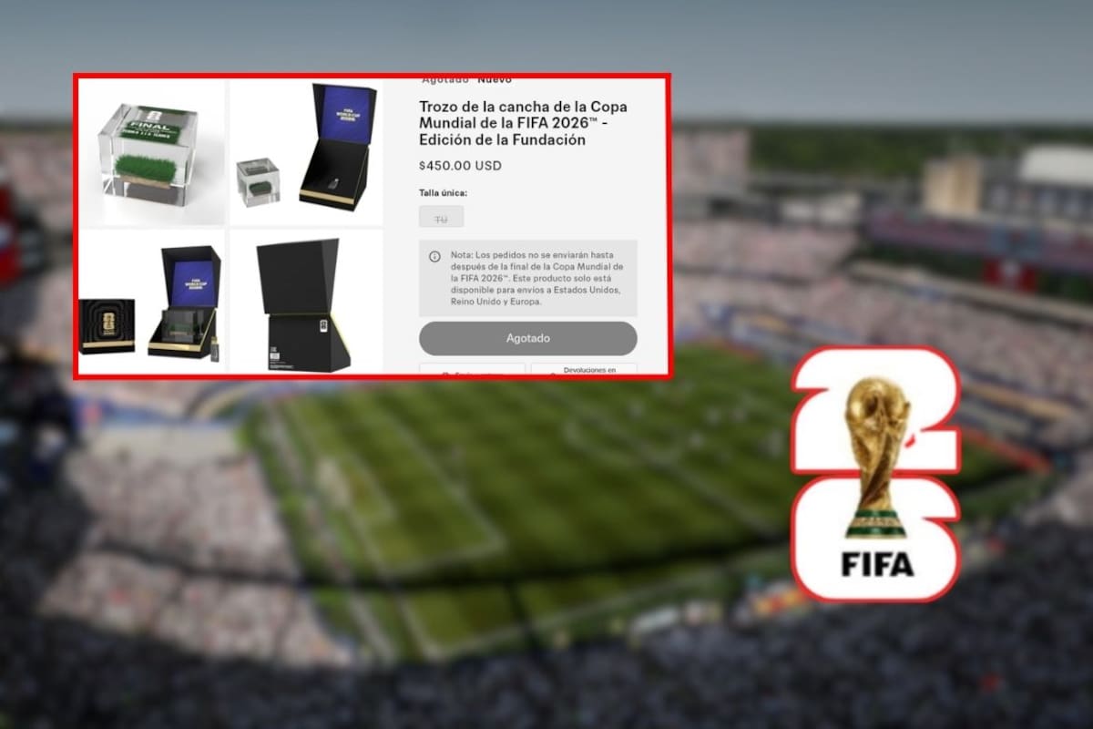 FIFA pone a la venta bloques de acrílico con césped auténtico donde será la final de la Copa Mundial 2026: este es su precio, qué incluye la pieza y cómo puedes comprarla