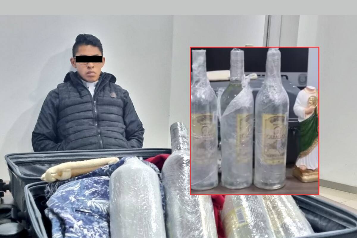 Detienen en Paraguay a mexicano aspirante a sacerdote; llevaba botellas de shampoo y tequila con metanfetaminas