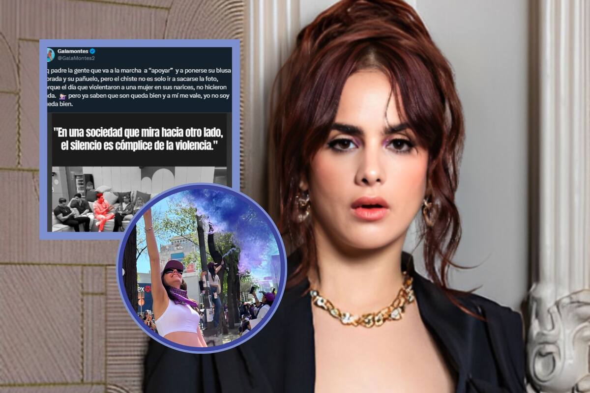 Gala Montes lanza indirecta a Karime Pindter tras participar en la marcha del 8M