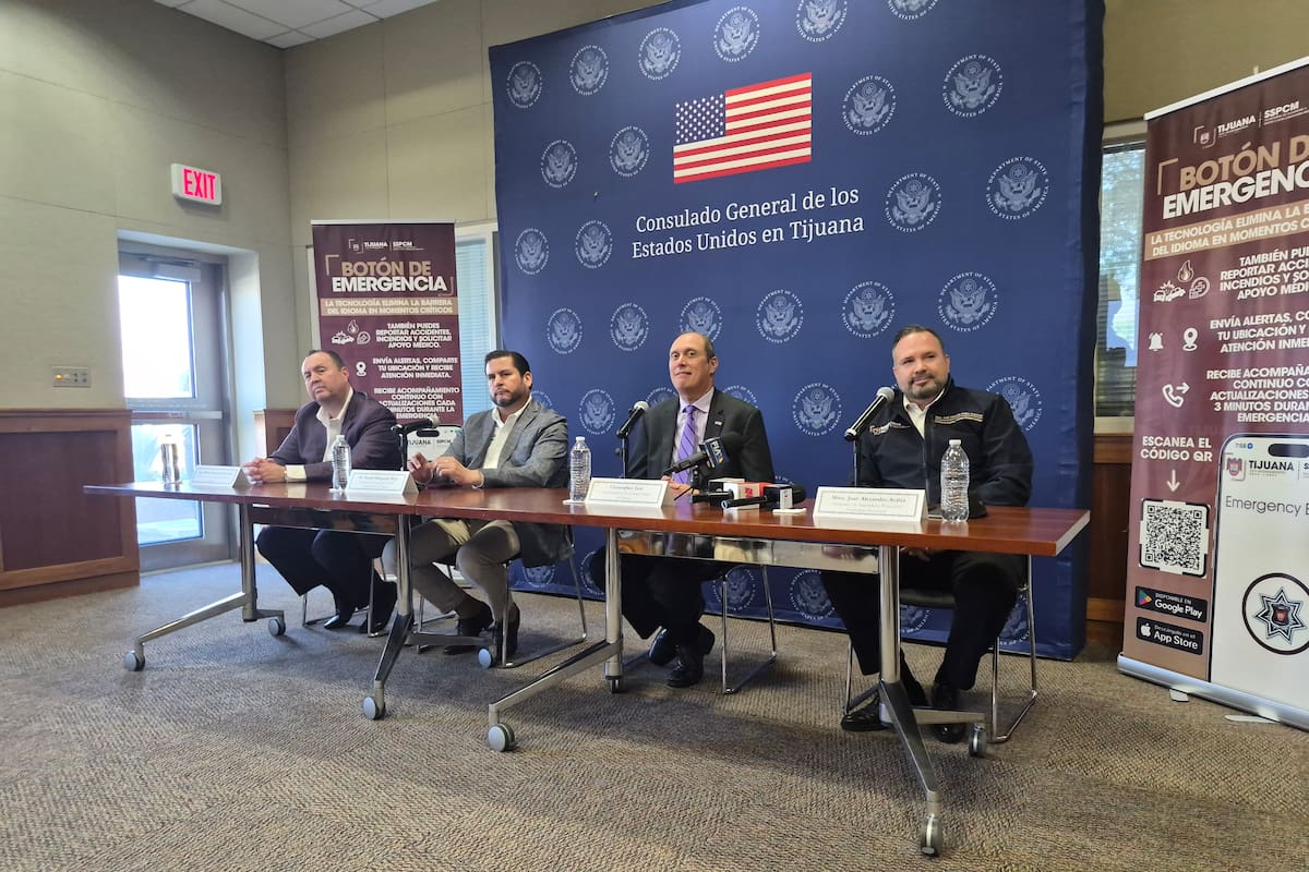 Relanzan en Tijuana Botón de Emergencia para visitantes extranjeros