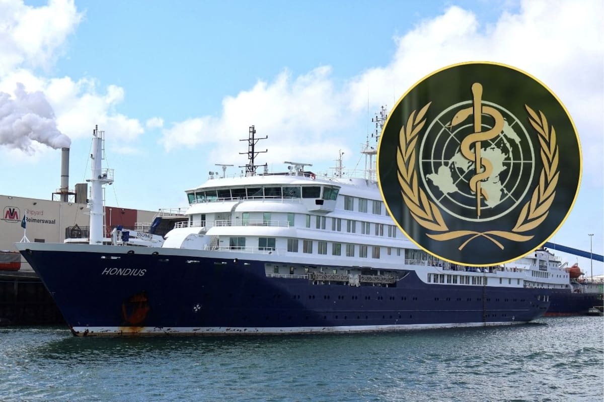 OMS confirma siete casos de hantavirus en crucero detenido en el Atlántico, con tres muertes y más de 100 personas aisladas sin poder desembarcar