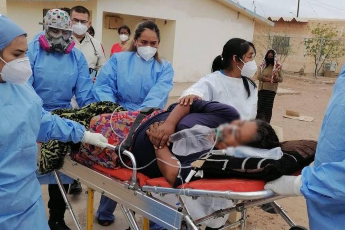 Traslada Salud Sonora a paciente con Covid de Punta Chueca para atenderlo en Hermosillo