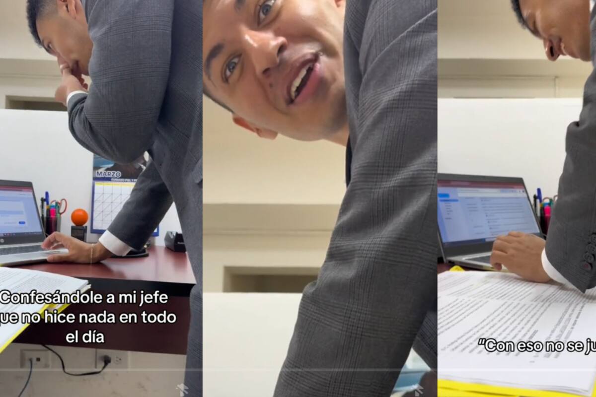 Mujer le “confiesa” a su jefe que no hizo nada en todo el día y él así reacciona: “con eso no se juega”