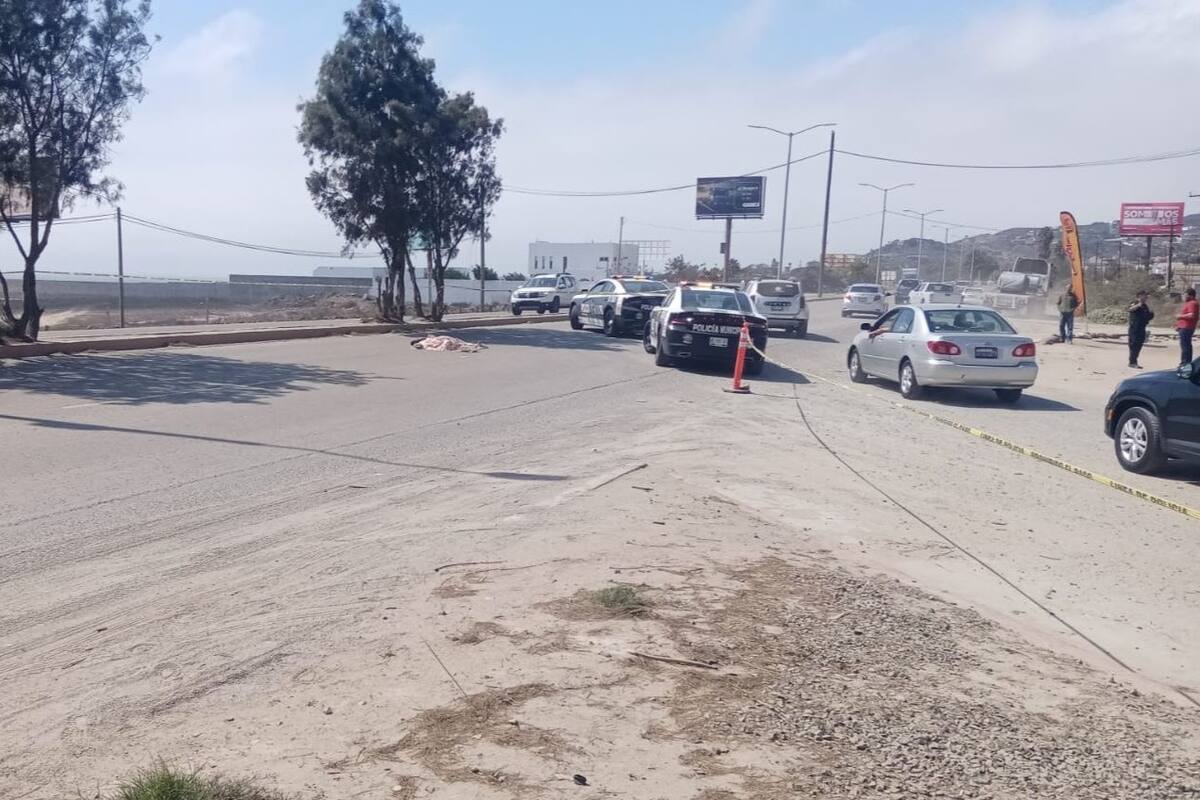 Policiaca Ensenada: Muere hombre atropellado en El Sauzal
