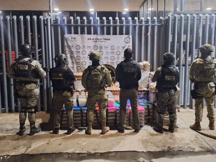 Retiran 800 kilos de metanfetamina de las calles de Baja California