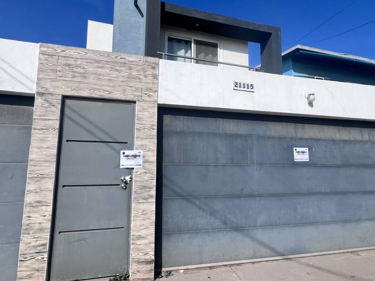 La casa, ubicada sobre la calle Dátil de la colonia Jardín Dorado, fue asegurada.