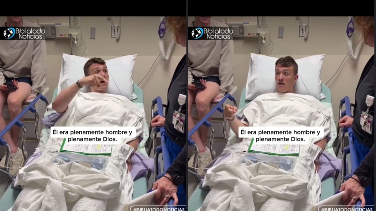 Hombre sale de una operación y con todo y anestesia se puso a predicar el Evangelio