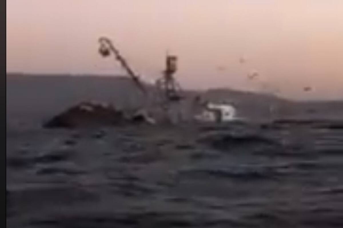 Se hunde el barco sardinero en las costas de Ensenada