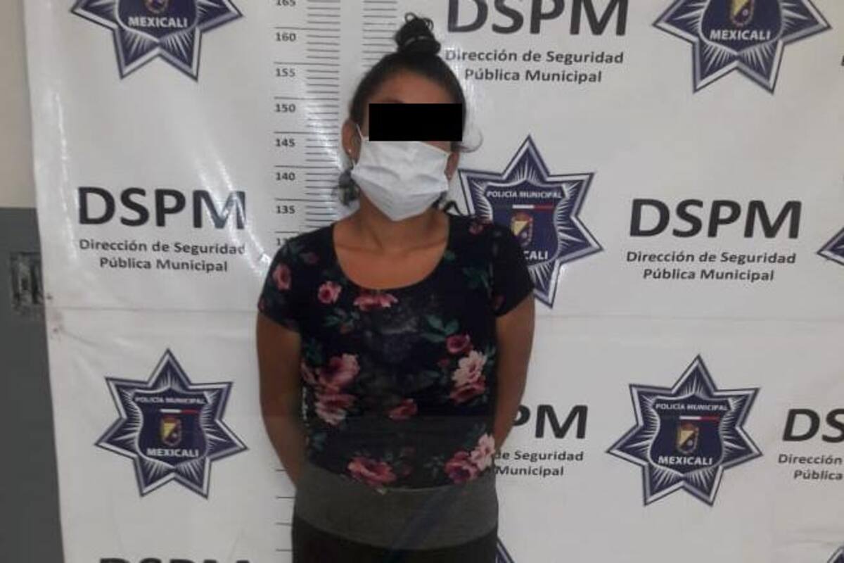 Detienen a mujer por daños en propiedad ajena