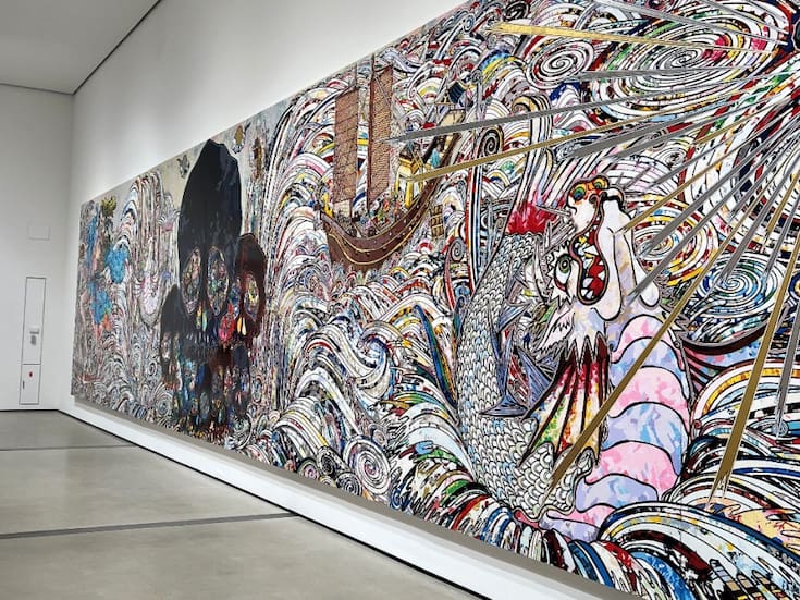 Descubre la primera exposición de Takashi Murakami en The Broad