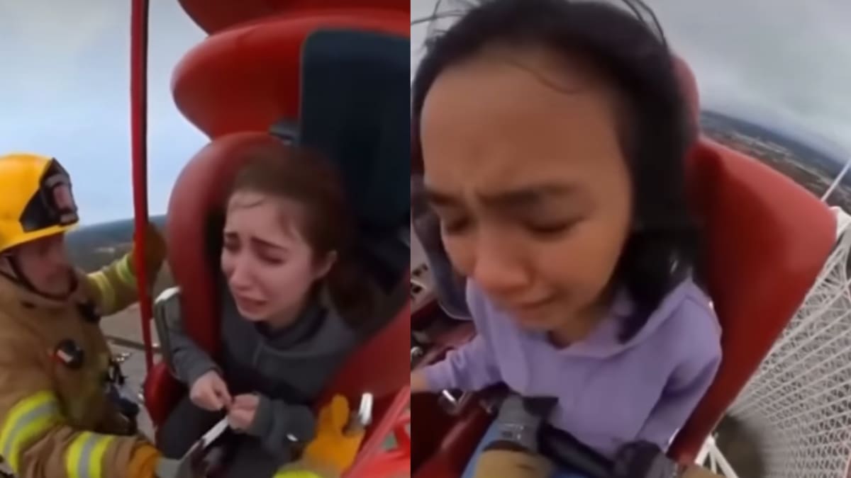 Estudiantes quedan atrapados en la montaña rusa Iron Shark en Texas; rescate duró casi cuatro horas (VIDEO)