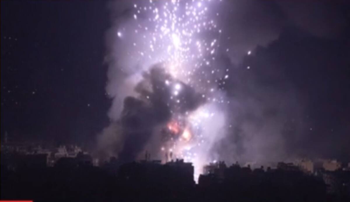 Uno de los ataques de Israel a Libano. / CNN