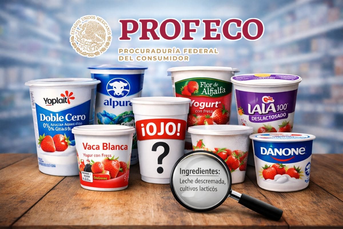 Las 5 mejores marcas de yogur natural y con fresa y cuales NO son recomendables para niños, según Profeco