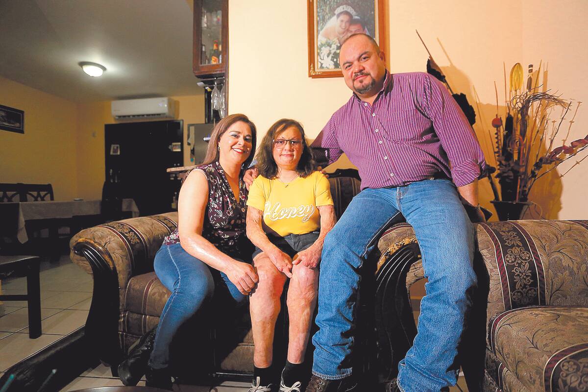 Alejandra representa la unión en su familia