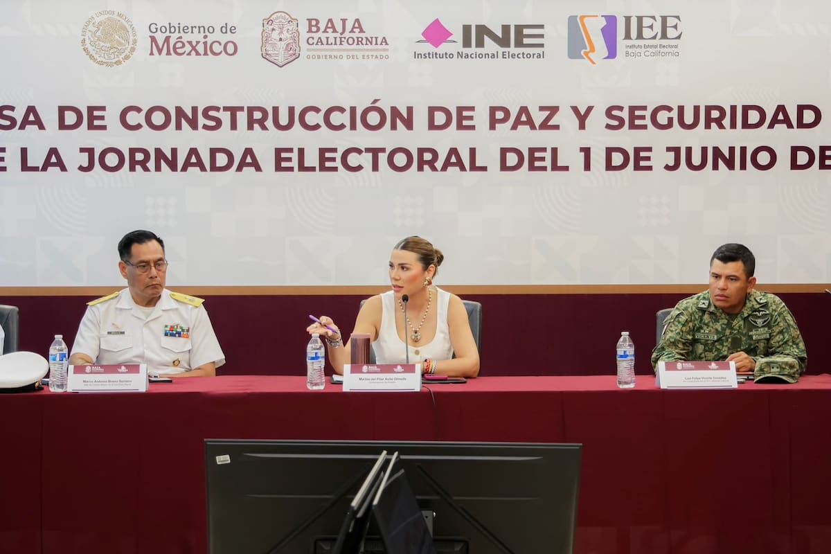 Vigilan autoridades jornada electoral en Baja California: Gobernadora