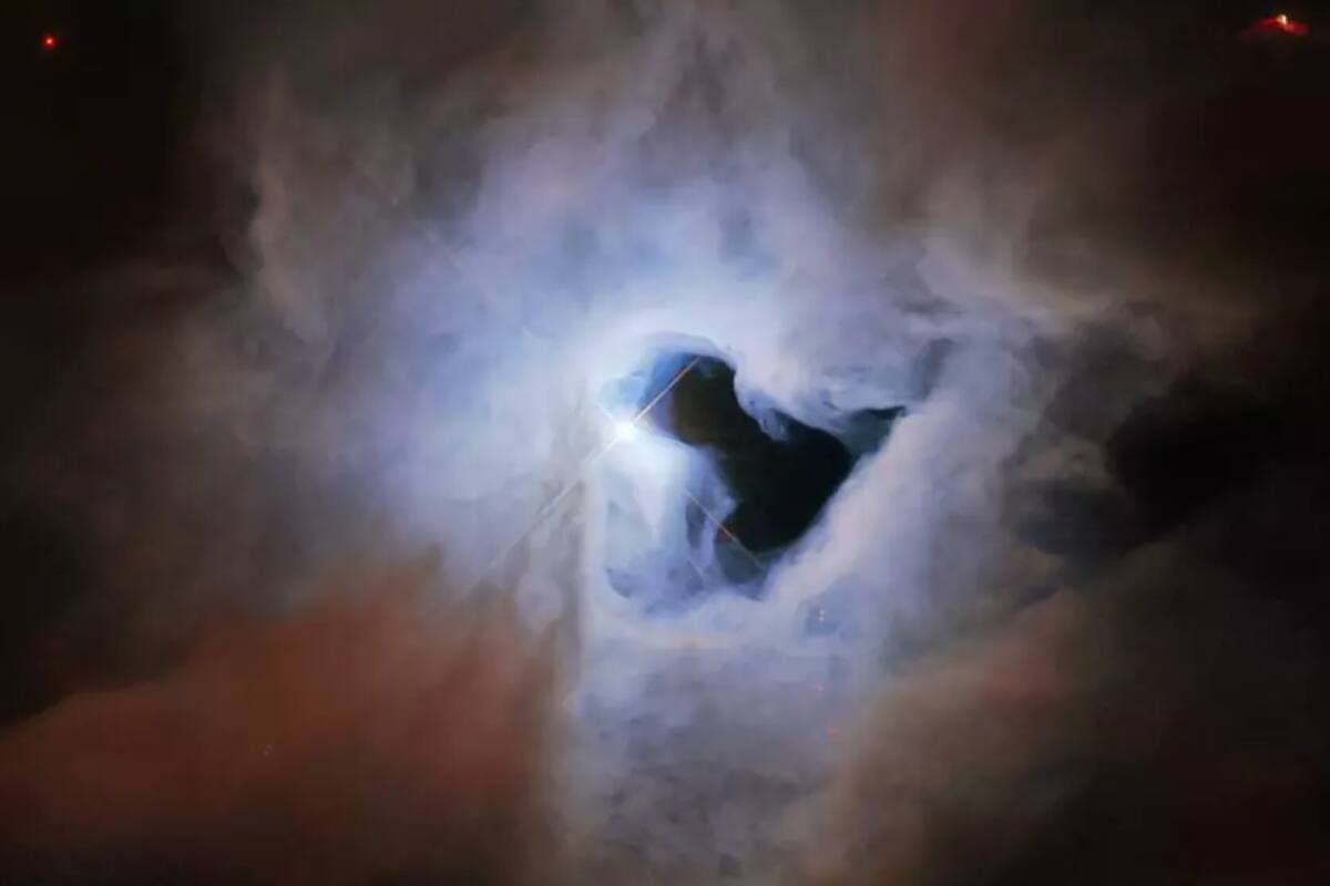 Astrónomos capturaron un eco de luz a través de Hubble