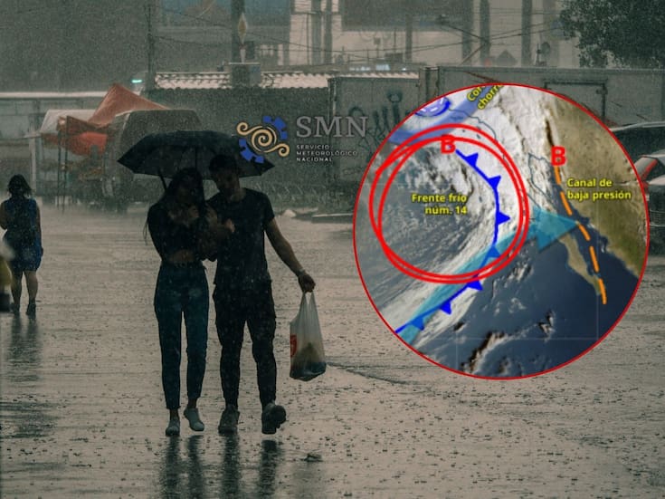 SMN alerta por frente frío 14 y fuertes lluvias para este lunes, martes y miércoles; estas ciudades se “congelarán” ante bajas temperaturas