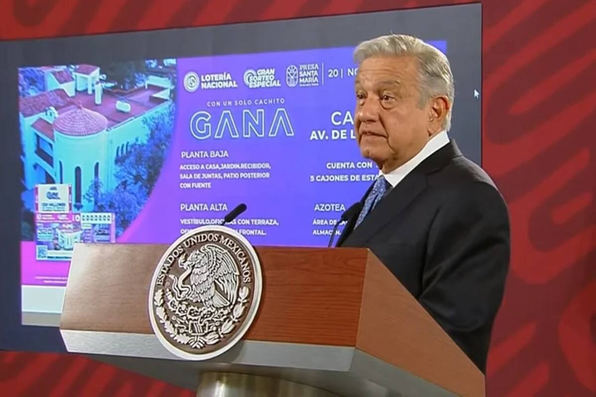 AMLO vuelve a anunciar rifa de "casa machuchona" de las Lomas: "No salió"