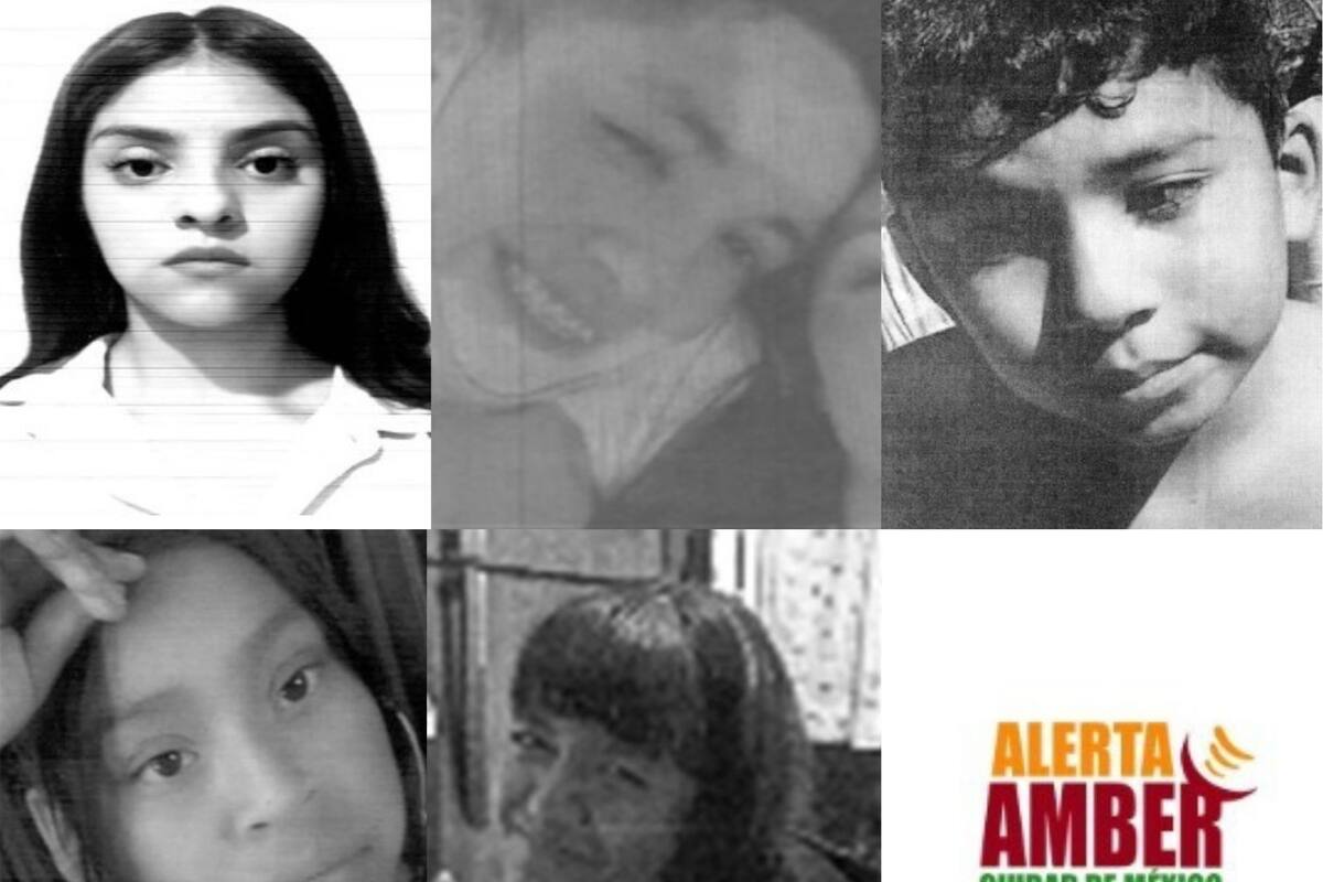 Alerta Amber CDMX: Desaparecen cinco menores en la capital