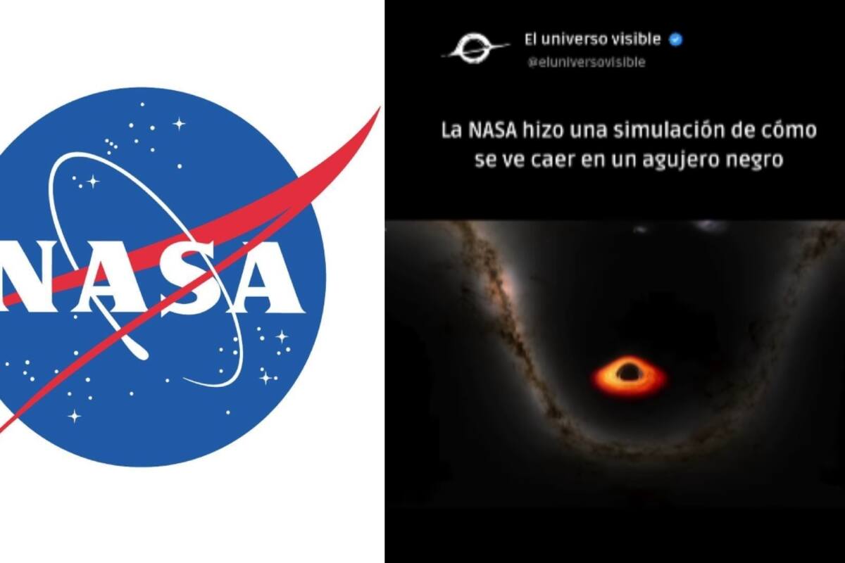 La NASA revela un video que simula cómo sería caer en un agujero negro