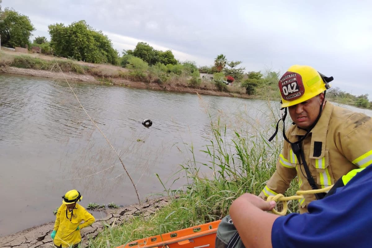 Localizan cuerpo sin vida en aguas del canal bajo de Cajeme