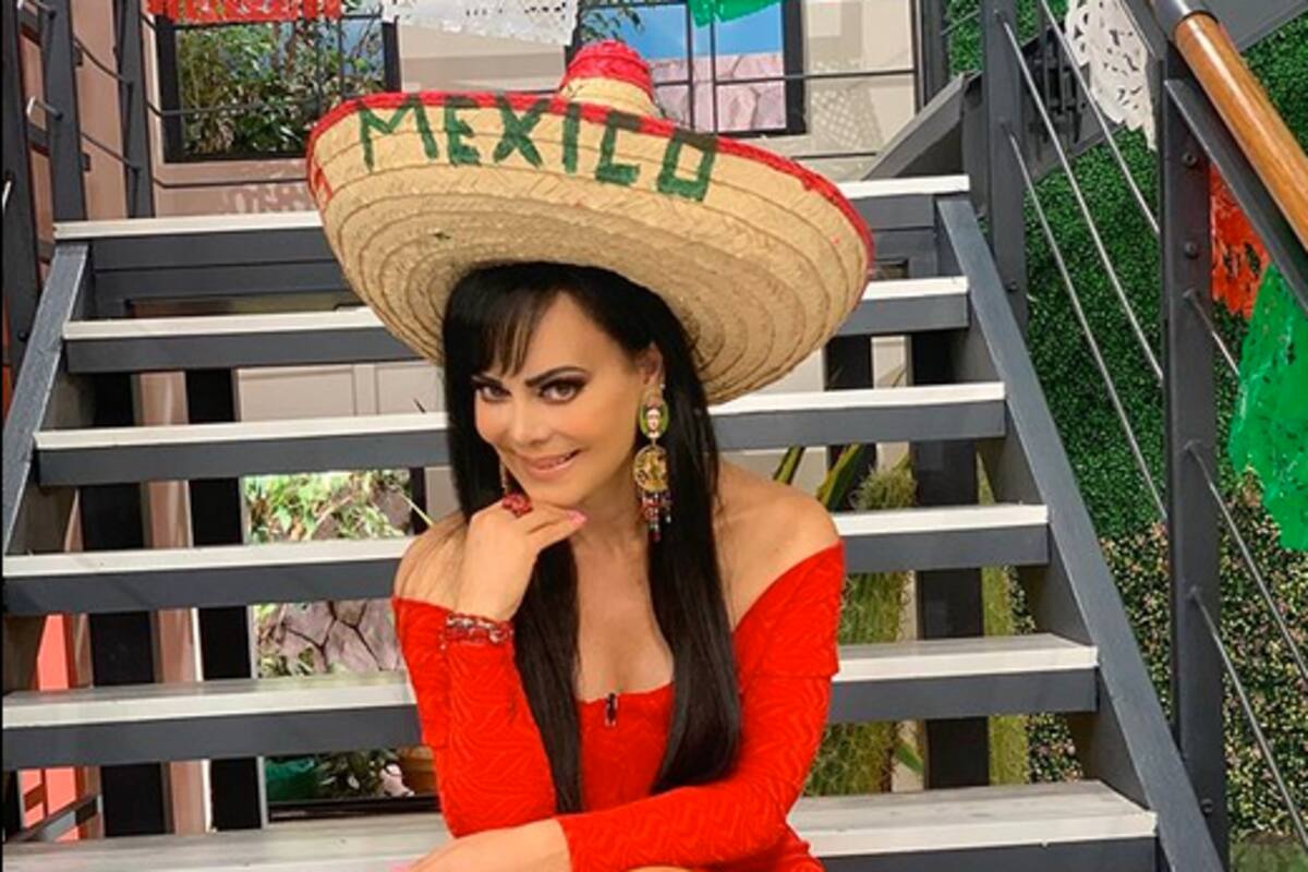 Maribel Guardia celebra la independencia de México con vestido folklorico
