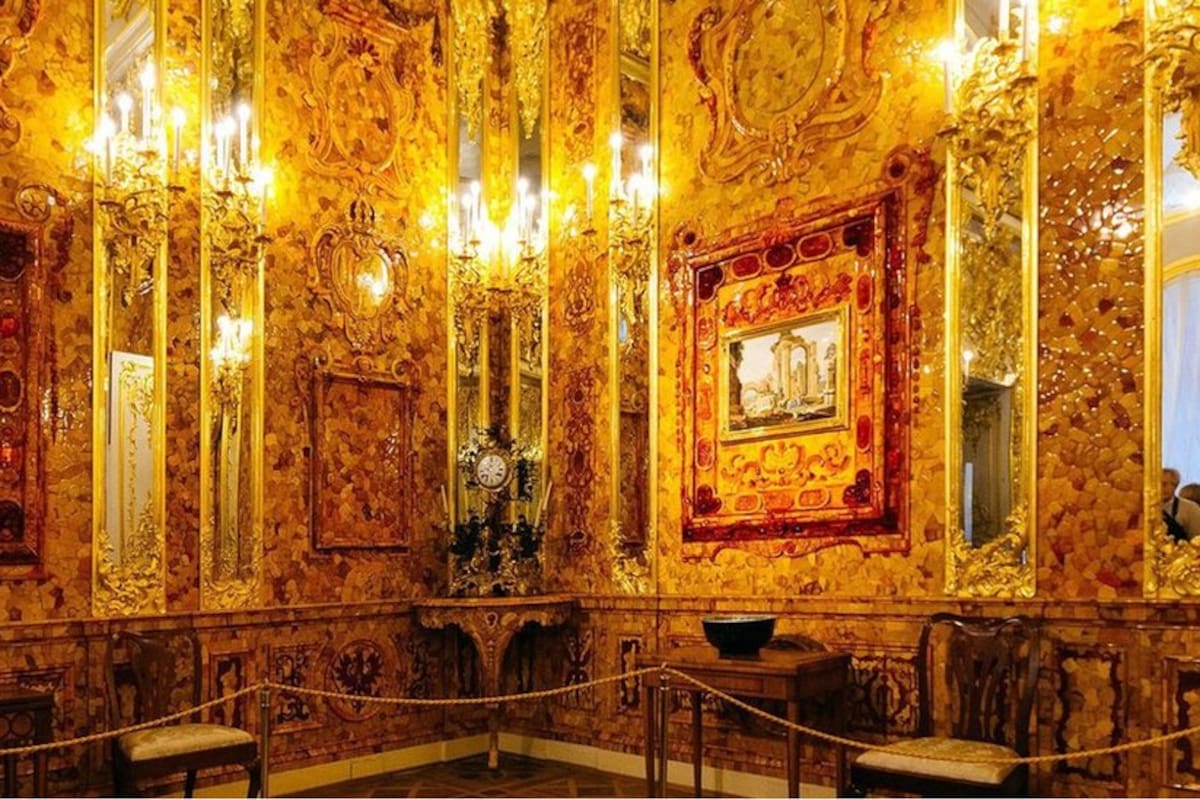 La Cámara de Ámbar, la "octava maravilla del mundo" que desaparecieron los
nazis y Rusia tardó 23 años en reconstruir