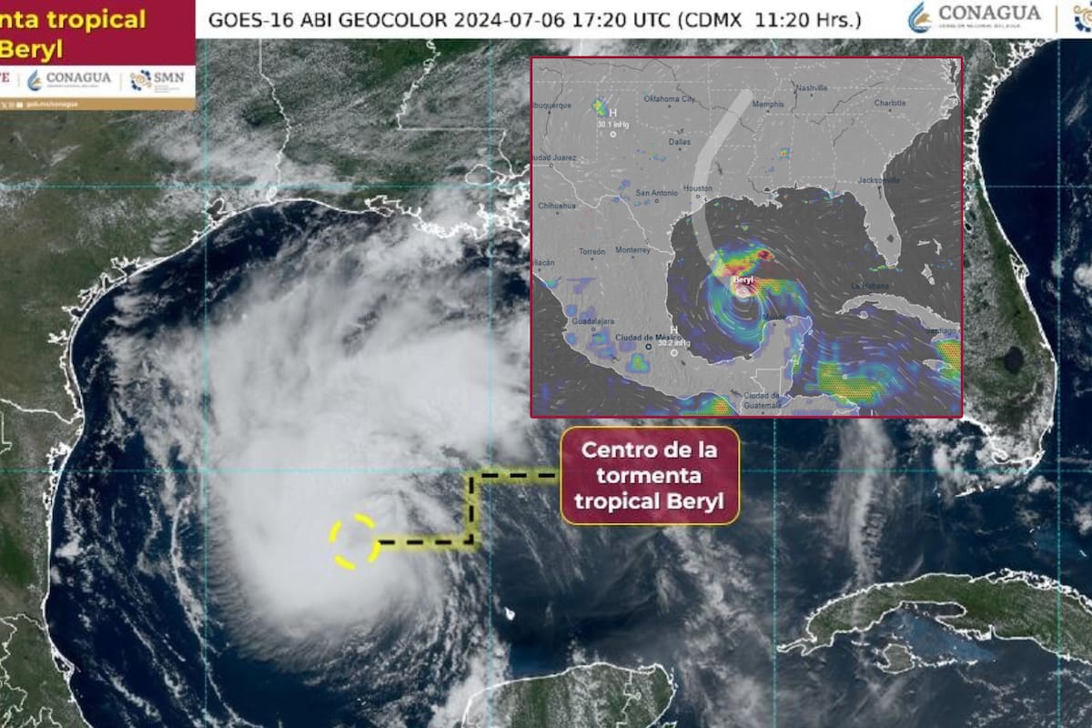 ¿Beryl se desvía de México? Por qué los huracanes NO ENTRAN a Tampico y la leyenda de los aliens