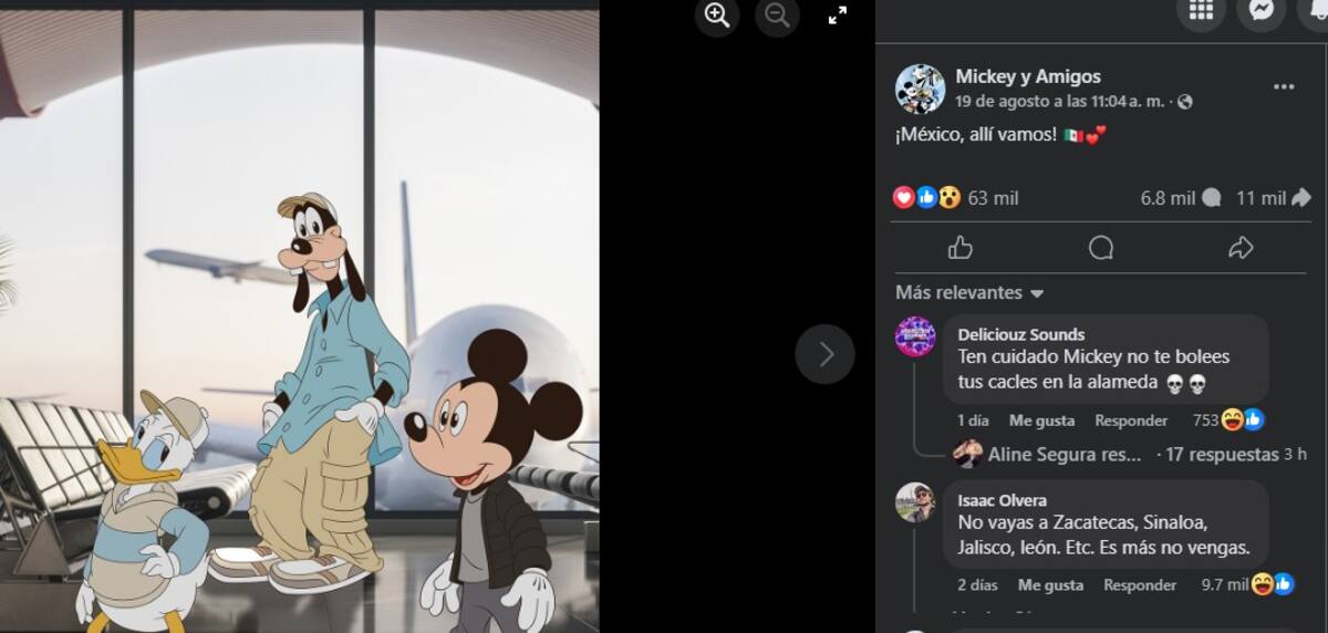 Mickey anuncia su viaje a México / Facebook: Mickey y Amigos