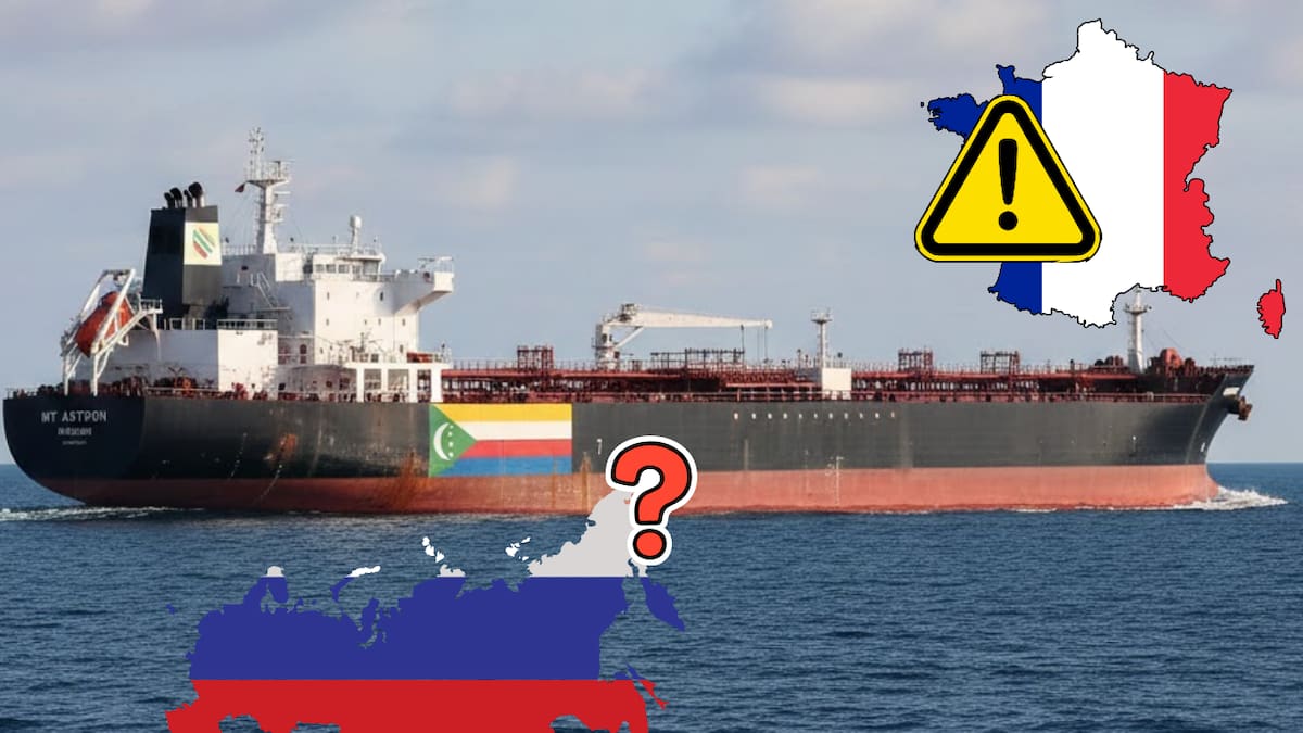 Buque petrolero procedente de Rusia es detenido por Francia tras detectarse que operaba con bandera de otro país para esquivar sanciones internacionales por la Guerra de Ucrania