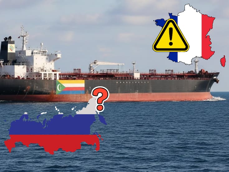 Buque petrolero procedente de Rusia es detenido por Francia tras detectarse que operaba con bandera de otro país para esquivar sanciones internacionales por la Guerra de Ucrania