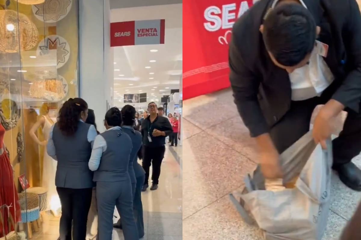 VIDEO: La capturan robándose 17 perfumes en tienda Sears en Cancún