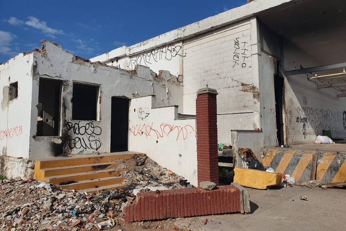 Convierten el viejo rastro de Cajeme en “nido de vagos”