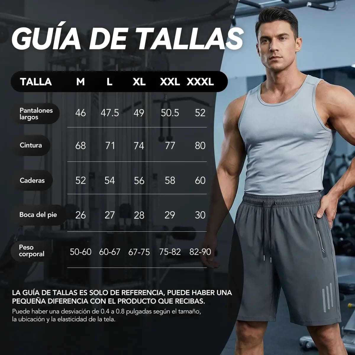 4 shorts deportivos para hombre de la marca Yoknetig | Mercado Libre