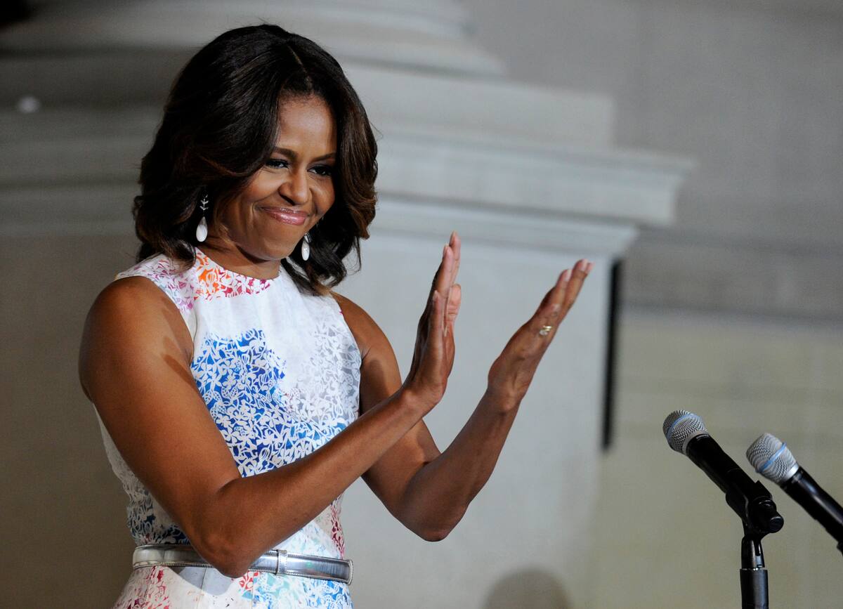 Fotografía de archivo de Michelle Obama. | Crédito: AP